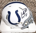 Autographed Peyton Manning Indianapolis Colts Mini Helmet Fanatics COA