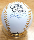 Autographed AARON ROWAND Official Gold Glove Major League Baseball