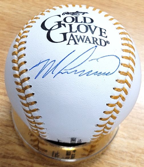 Autographed MIKE LIEBERTHAL Official Gold Glove Major League Baseball
