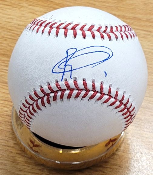 Autographed RAINIEL RODRIGUEZ Official Major League Baseball