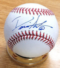 Autographed DENNIS SANTANA Official Major League Baseball
