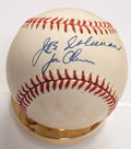 Autographed JOE COLEMAN SR. AND JR. Official American League Baseball