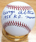 Autographed GEORGE ALTMAN "1955 KC Monarchs" Official Rawlings Major League Baseball