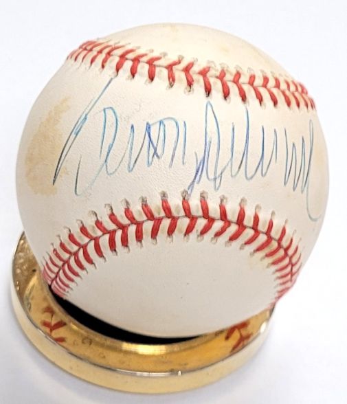 Autographed BRADY ANDERSON Rawlings Official American League Baseball