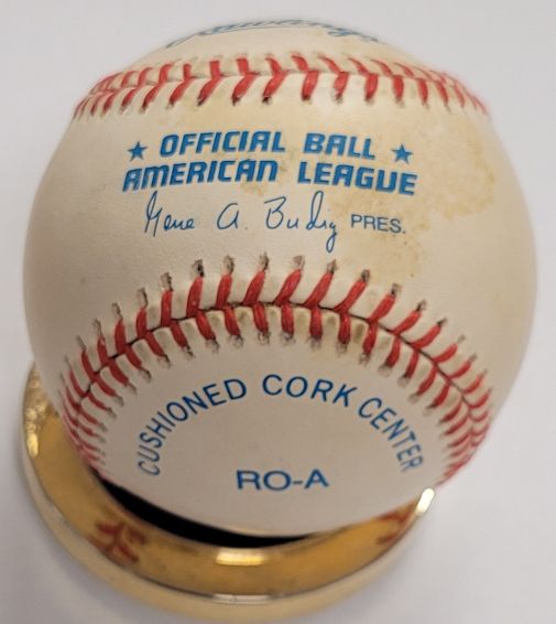 Autographed BRADY ANDERSON Rawlings Official American League Baseball