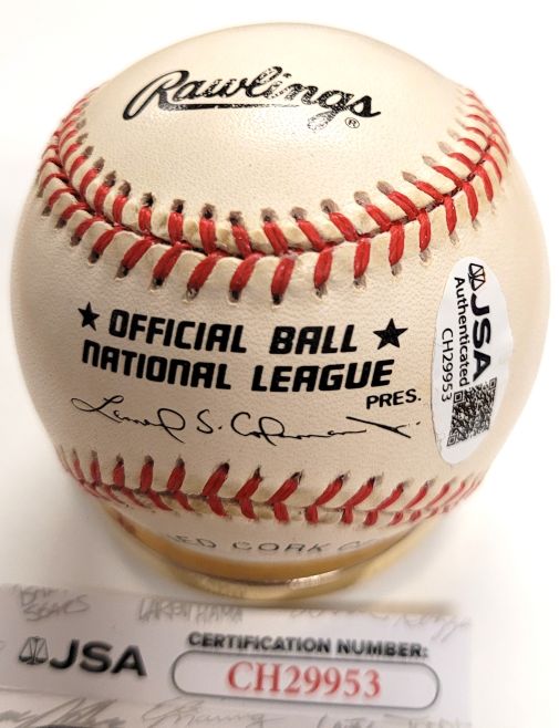 Autographed Bob Buhl Official Major League Baseball with JSA COA