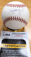 Autographed SEAN BURROUGHS Official Major League Baseball JSA