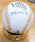 Autographed MANNY TRILLO Official Gold Glove Major League Baseball
