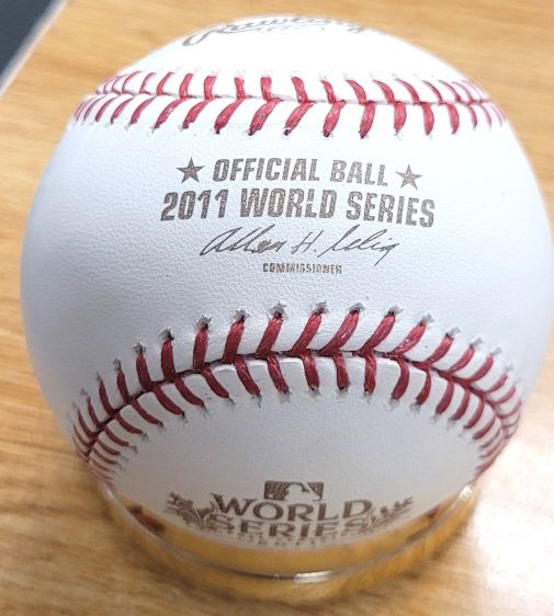 Autographed ALLEN CRAIG 2011 World Series Official Major League Baseball