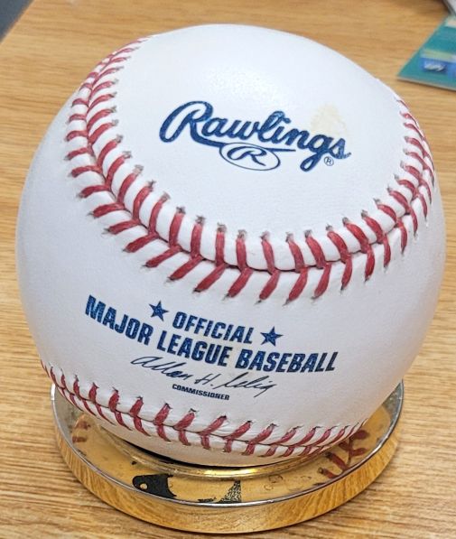 Autographed ALAN FOSTER Official Rawlings Major League Baseball