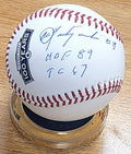 Autographed Carl Yastrzemski  "HOF 89, TC 67" Official Fenway 100th Major League Baseball