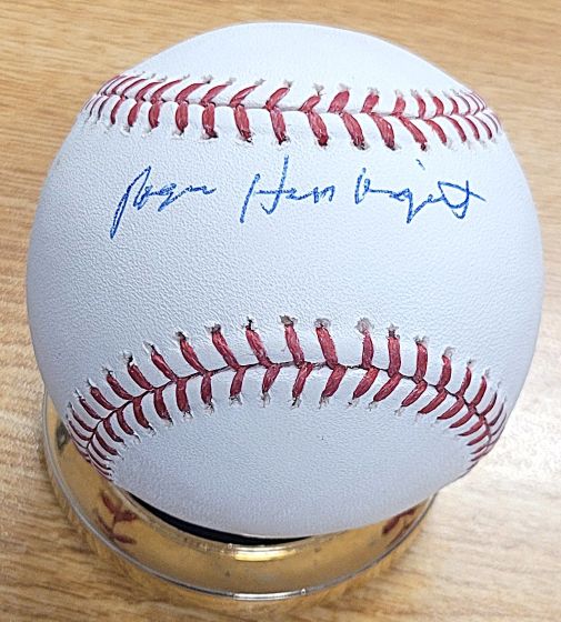 Autographed ROGER HAMBRIGHT Official Major League Baseball