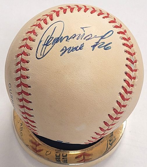 Autographed "Orlando Hernandez" Official American League Baseball