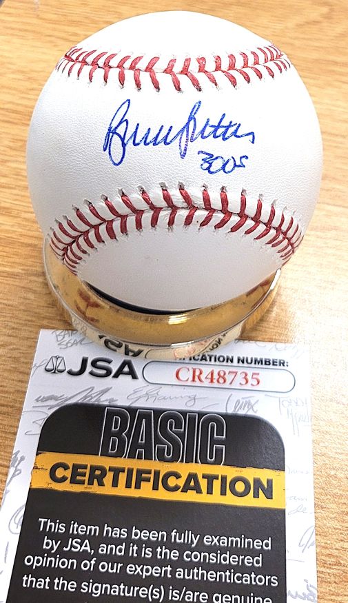 Autographed BRUCE SUTTER '"300 S" Official Major League Baseball JSA