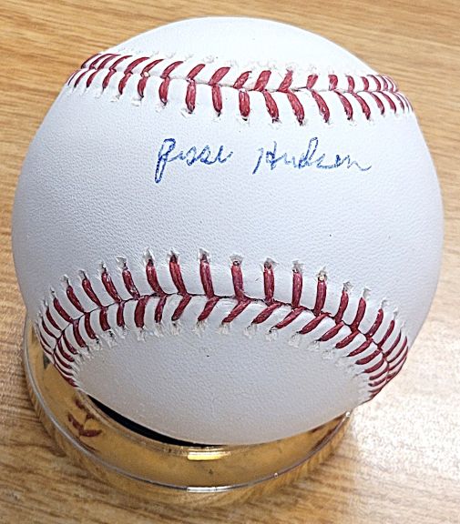 Autographed JESSE HUDSON Official Major League Baseball