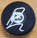 Autographed MAKSIM SOVOLOVSKII Philadelphia Flyers Hockey Puck
