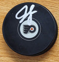 Autographed JOE SACCO Philadelphia Flyers Hockey Puck