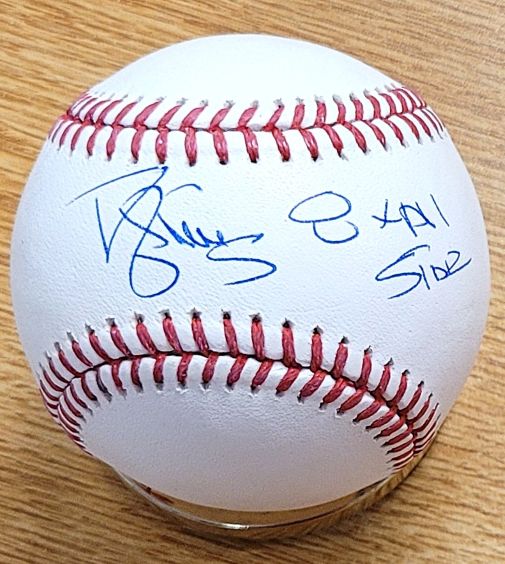 Autographed DARRYL STRAWBERRY "8x All Star" Official Major League Baseball