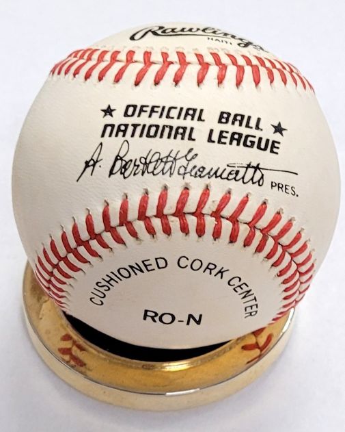 Autographed CHRIS JAMES Official National  League Baseball