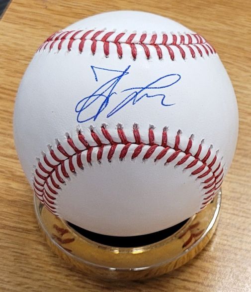 Autographed Thayron Liranzo Official Major League Baseball