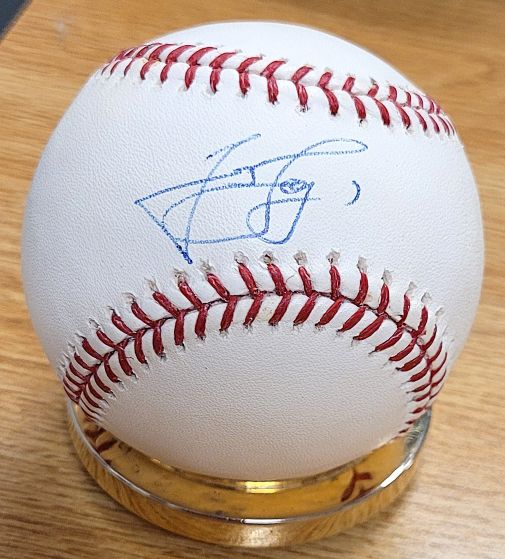 JAMES LONEY Autographed Official Major League Baseball