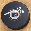 Autographed JACK NESBITT Philadelphia Flyers Hockey Puck