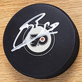 Autographed OLIVER BONK Philadelphia Flyers Hockey Puck