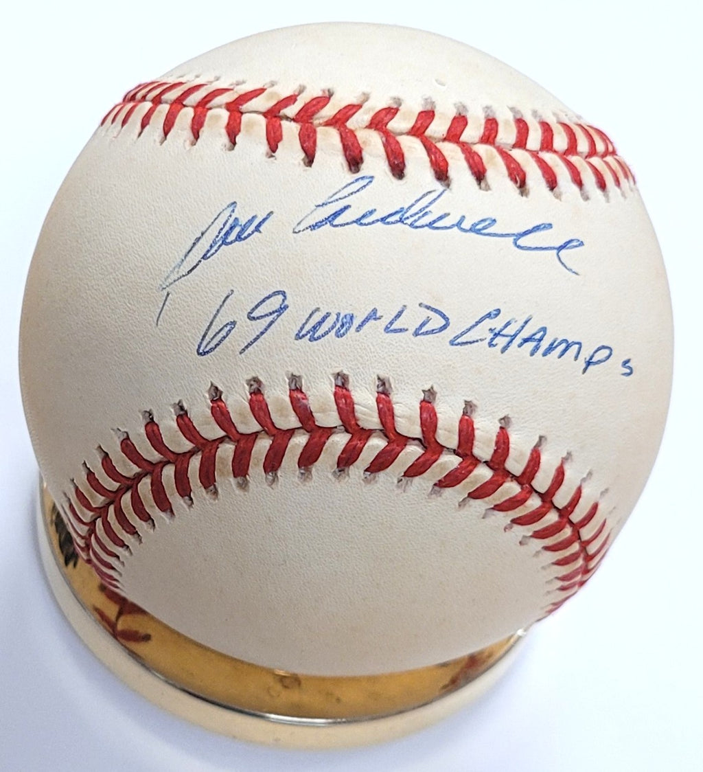 Autographed DON CARDWELL Official National  League Baseball