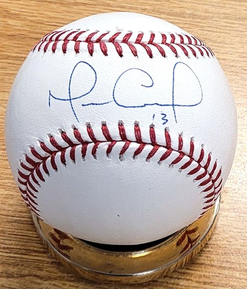 Autographed RAFAEL MARCHAN Official Major League Baseball