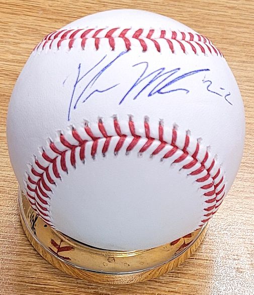 Autographed PARKER MEADOWS Official Major League Baseball