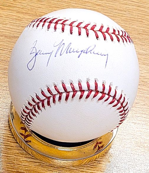 Autographed JERRY MUMPHREY Official Major League Baseball