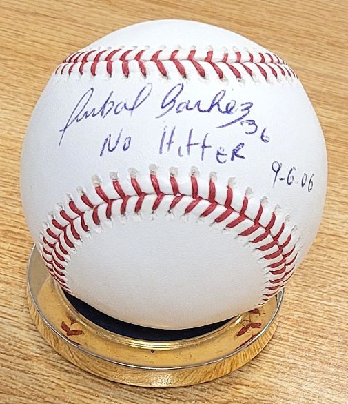 Autographed ANIBAL SANCHEZ "No-Hitter 9/6/06" Official Major League Baseball