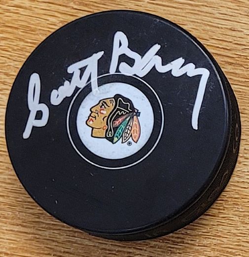 Autographed SCOTTY BOWMAN Chicago Blackhawks Hockey Puck