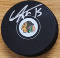 Autographed ANTON FRONDELL Chicago Blackhawks Hockey Puck