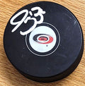 Autographed SEAN BURKE Carolina Hurricanes Hockey Puck