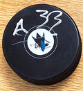 Autographed ALEX NEDELJKOVIC  San Jose Sharks Hockey Puck