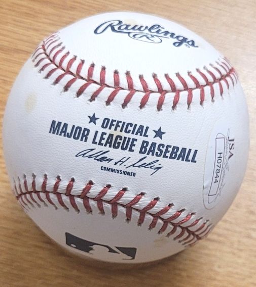 Autographed MOOSE SKOWRON  Official Major League Baseball JSA