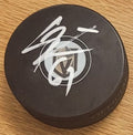 Autographed MARK STONE Vegas Golden Knights Hockey Puck