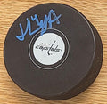 Autographed HARDY HAMAN AKTELL Washington Capitals Hockey Puck