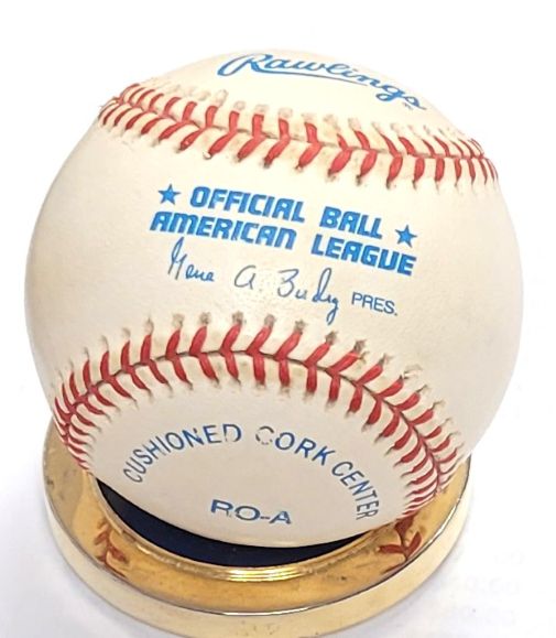 Autographed TODD STOTTLEMYRE Rawlings Official American League Baseball