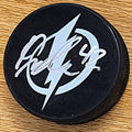 Autographed CURTIS DOUGLAS Tampa Bay Lightning Hockey Puck