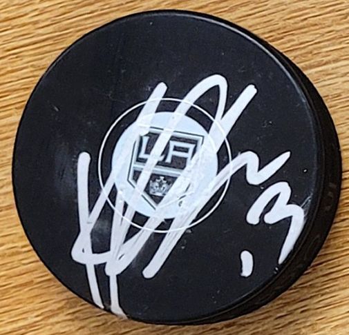 Autographed KYLE CLIFFORD Los Angeles Kings Hockey Puck