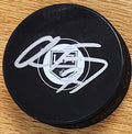 Autographed OSCAR FANTENBERG Los Angeles Kings Hockey Puck