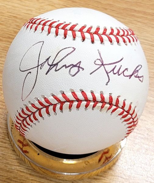 Autographed Johnny Kucks Official American League Baseball with COA