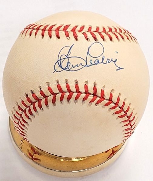 Autographed CLEM LABINE Official National League Baseball