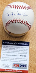Autographed DUKE SNIDER Official Major League Baseball PSA/DNA