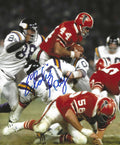 Autographed Eddie Ray 8X10 Atlanta Falcons photo