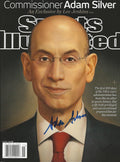 Autographed Adam Silver NBA   Sports Illustrated Magazine