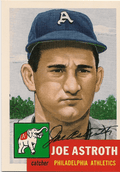 Autographed JOE ASTROTH 1953 Topps Arcrives Card