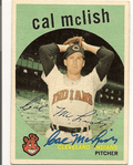 Autographed 1959 CAL MCLISH Topps Card